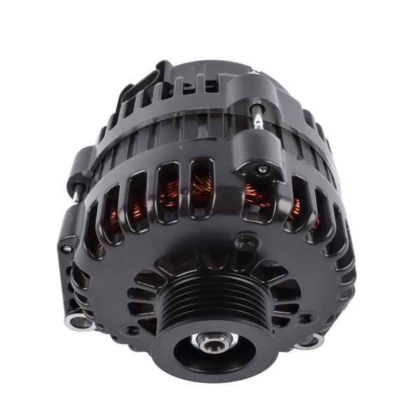 AD244 Style 220A Alternator Serpentine Black for GM LS Based Trucks Vans & SUV Applications 1999-2006 ES1024BK