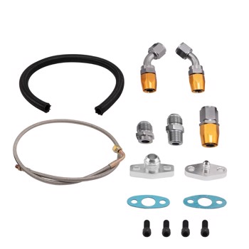 Turbo Oil Feed & Return Line Kit for Ford Falcon BA BF XR6 FG FGX GT30 GT3582