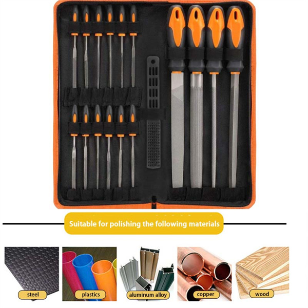 File Set Combination Metal Round File Steel File Grinding Tool with Package Set for Filing