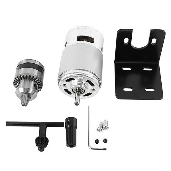 Mini Motor Drill Table - B10 Taper Drill Clamp+drill Clamp Connecting Rod+775U Slot Bracket+screw Accessory for Cutting/ polishing Mini Table Saw