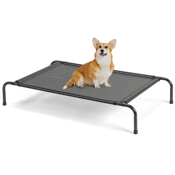 43"D x 26"W x 8"H outdoor pet bed