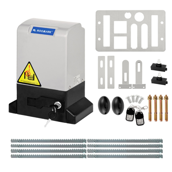 Automatischer Schiebetüröffner angetrieben durch Motor 816 kg, 2 Fernbedienungen Universaltor, Schiebetürmotor, Automatischer Schiebetorantrieb Toröffner