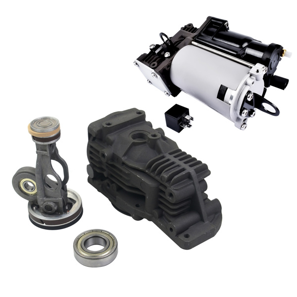 Air Suspension Compressor Pump w/ Cylinder Piston Rod For Mercedes M GL W164 X164 GL320 GL350 GL450 GL550 ML320 ML350 ML500 ML550 ML63 AMG 1643200304 1643201204