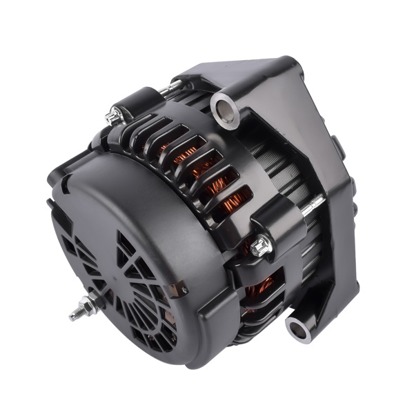 AD244 Style 220A Alternator Serpentine Black for GM LS Based Trucks Vans & SUV Applications 1999-2006 ES1024BK