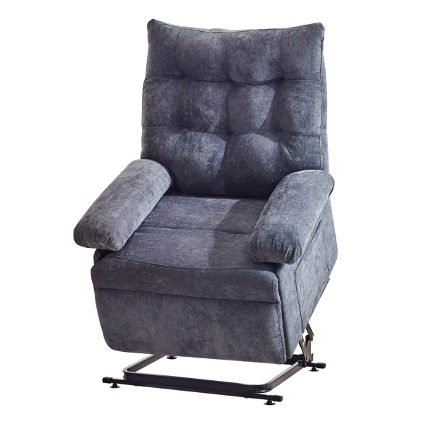 Relaxsessel Elektrisch mit 3 Motoren,Fernsehsessel mit Liegefunktion,Sessel mit Aufstehhilfe für Senior，Seniorensessel mit Fernsteuerung,TV Sessel Wohnzimmer,relaxliege,Recliner Chair (Grau)