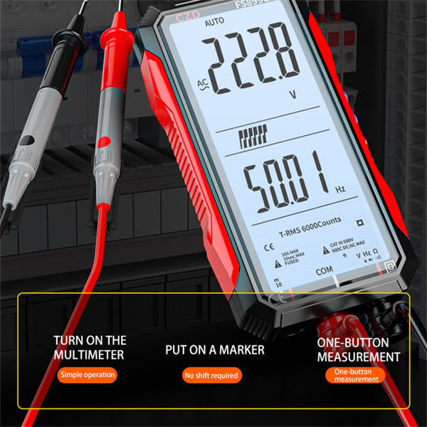 Charging Large Screen High-precision Digital Multimeter, Fully Automatic Intelligent Multifunctional Multimeter