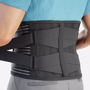 Lumbar Support Belt - Immediate Relief from Back Pain, Sciatica, Herniated Disc - Breathable Brace With Lumbar - Adjustable Lower Back Waist Brace - For Men & Women