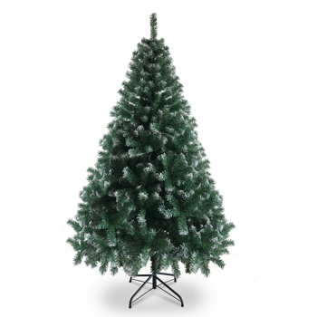 6FT Iron Leg White PVC 812 Branches <b style=\\'color:red\\'>Christmas</b> Tree