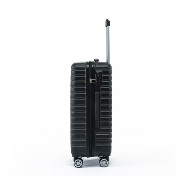 Luggage Set ABS Material Travel Suitcase Set With Spinner Wheels for Men Women, 20''/24''/28''