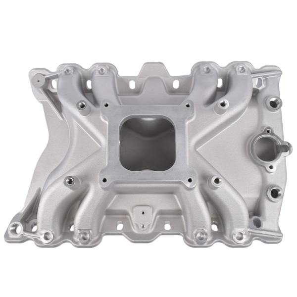 Single Plane Silver Aluminum LowRise Intake Manifold for Oldsmobile 400 425 455 R4150