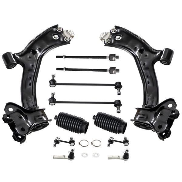 12pc Control Arm Suspension Kit with Ball Joint Tie Rod Set for Honda CR-V 07-11