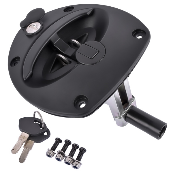 Door Latch Assembly w/ T Handle and 2 Keys Fit for Cummins Kohler Generator 0406-0972-01 A034B471