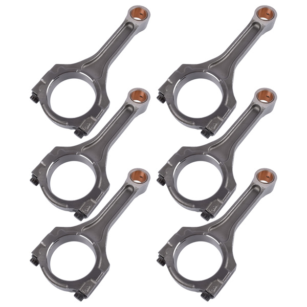  6Pcs Engine Connecting Rod Set for Hyundai Azera Kia Sedona Sedan Sport Utility Van 2011-2021 235103L100 235103CFA0