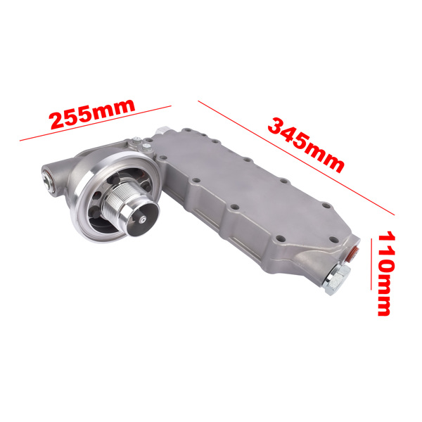 Oil Cooler Housing Filter Head w/ Gasket for Cummins 6CT ISC QSC 8.3 ISL QSL 8.9L 3974325, 3974324, 3918403