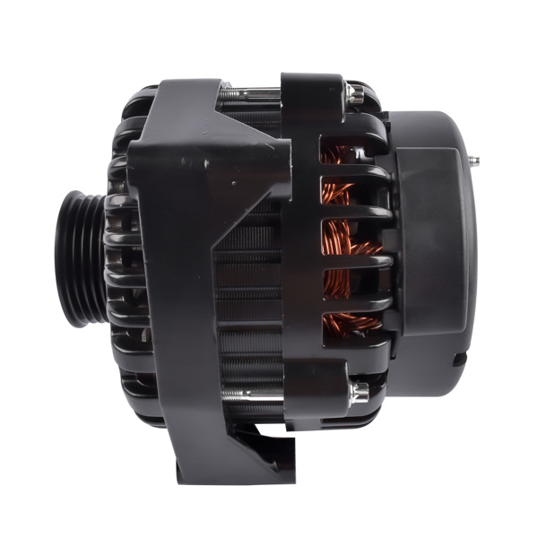 AD244 Style 220A Alternator Serpentine Black for GM LS Based Trucks Vans & SUV Applications 1999-2006 ES1024BK