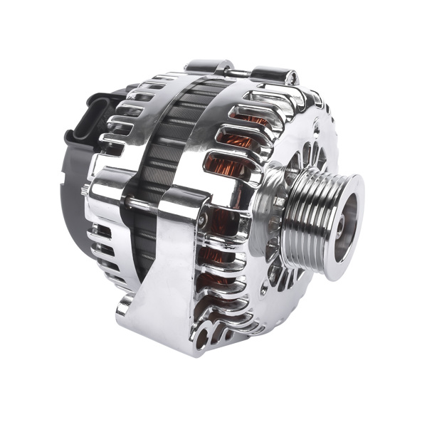 LS Truck 220A AD244 Chrome Alternator 4 Pin Connector for Chevy Silverado GMC Sierra 4.8 5.3 6.0 1999-2006