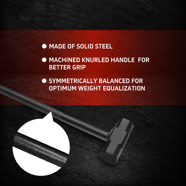 15LB -one piece Fitness steel hammer suitable for use in the gym and at home