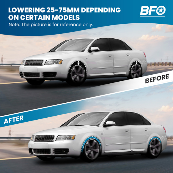 BFO Coilovers Spring Shocks Lowering Kit for Mitsubishi Lancer 08-16