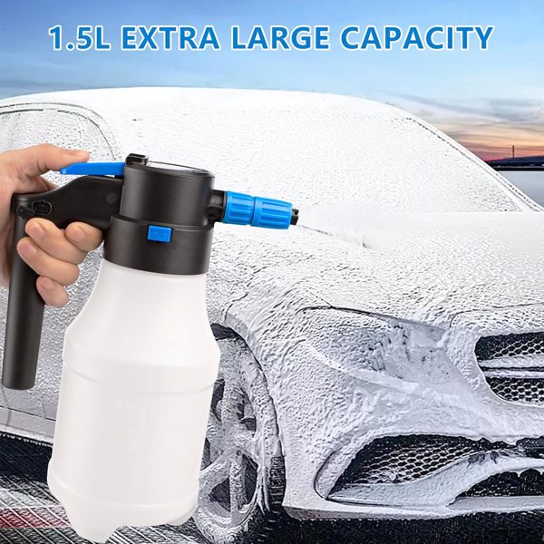 Electric Car Foam Sprayer with USB【Shipment from FBA】