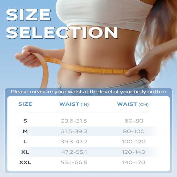 腰部支撑带（男女通用） 缓解腰部疼痛，不打滑，可调节腰部支撑带，适用于坐骨神经痛、脊柱侧弯和其他工作场所（S）（周末不发货）-6