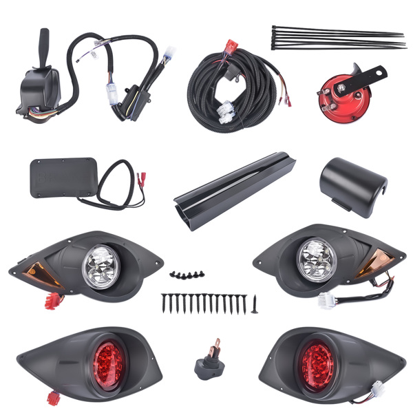 Golf Cart LED Light Kit for 2007-up Yamaha G29 Gas and Turn Signal Horn Brake 12V