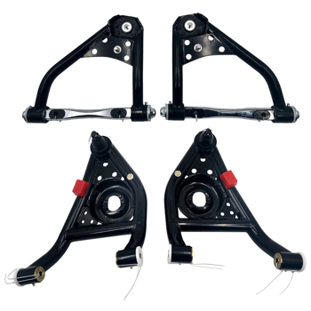 Front Tubular Upper & Lower Control Arms Set for Chevy Camaro Nova Buick Apollo Pontiac Ventura Firebird Olds Omega 1967-1974