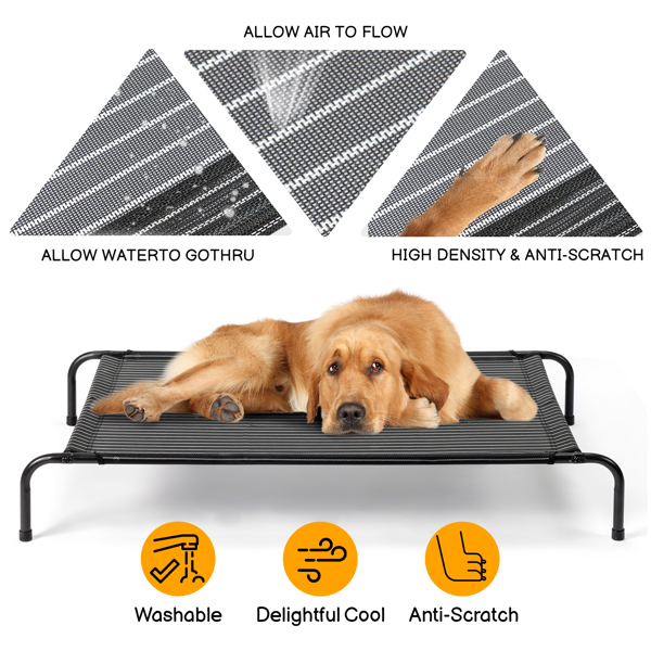 50"D x 31"W x 8"H Dog Bed