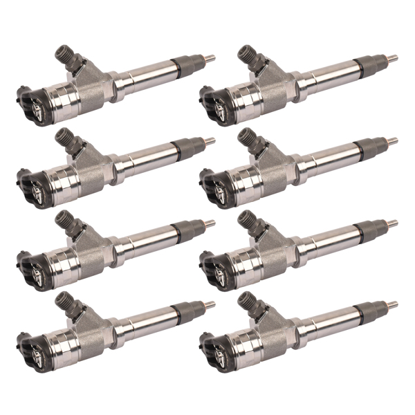 8x Fuel Injector Fits for 2004.5-2005 Chevrolet Silverado GMC Sierra 6.6L Duramax LLY 0445120027 97303657