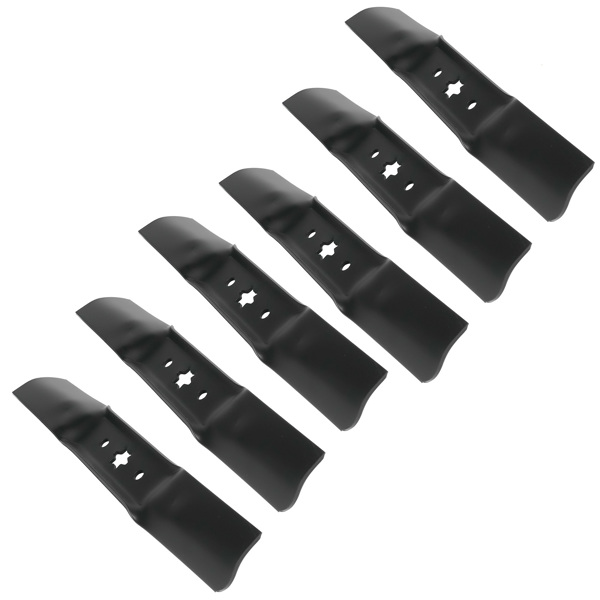 6 Pack Repl Cub Cadet Mower Blades 742-05052 942-05052 For 50" Lawn Tractor and RZT Mowers Cub Cadet 942-05052A 742-05052A RZT L50 S50 XT1 LT50 GT50 50" Deck