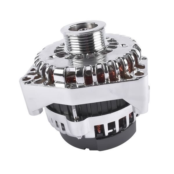 LS Truck 220A AD244 Chrome Alternator 4 Pin Connector for Chevy Silverado GMC Sierra 4.8 5.3 6.0 1999-2006