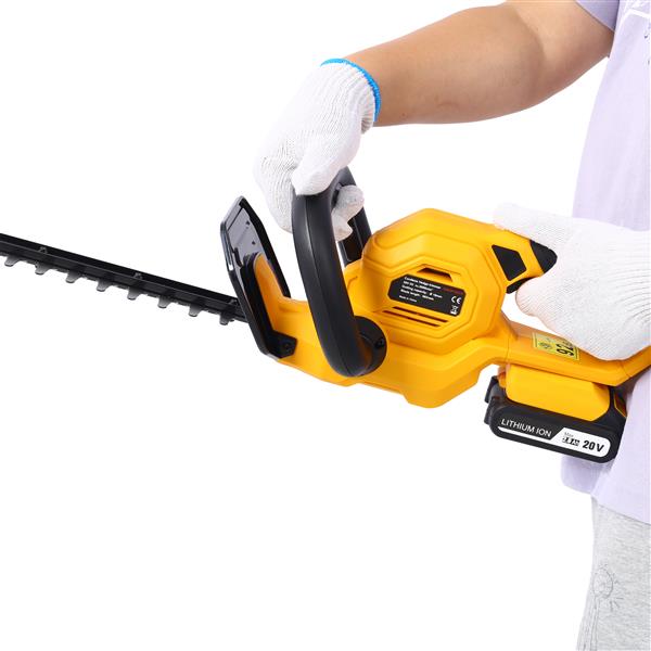 20V Cordless Hedge Trimmer, 22 Inch Steel Blade, Reduced Vibration, Battery and Charger Included