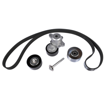 Serpentine Belt + Tensioner Pulley Kit for Nissan Altima Murano Maxima 3.5L V6 2007-2014 11925-JA100 11925-JA11A 11720-JA10B