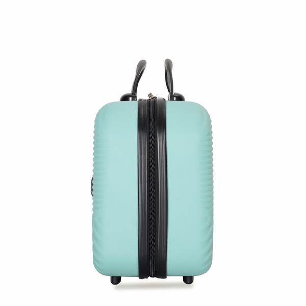 2Piece Luggage Sets ABS Lightweight Suitcase , Spinner Wheels, (20/14) LIGHT BLUE