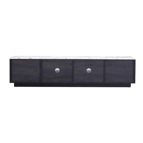 Modern TV Stand for 70'' TV with 4 Drawers, Media Console Table, Entertainment Center with Large Storage Cabinet for Living Room, Bedroom