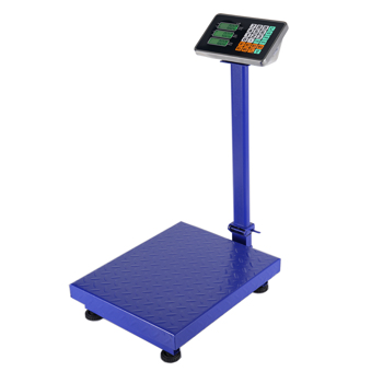 【Old code:19282852】300KG/661lb LCD Digital Personal Floor Postal Platform Scale Blue