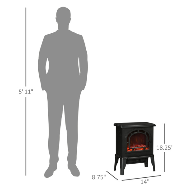 18" Electric Fireplace ( Amazon Shipping)（Prohibited by WalMart）