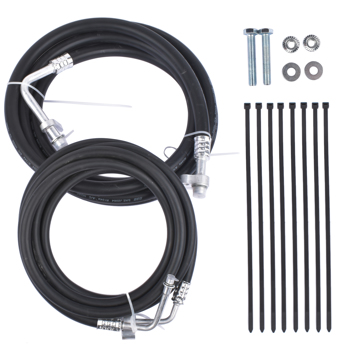 Rear Air Conditioning Hoses Set for Chevy Tahoe GMC Yukon Cadillac Escalade 2007-2014 YTE33439 19257317 19257318