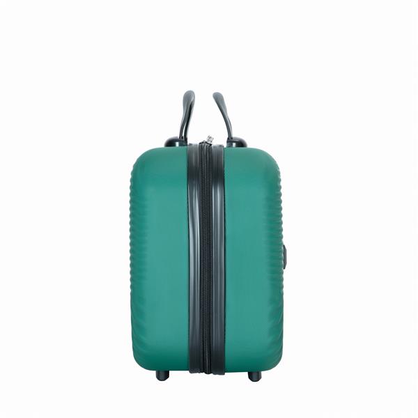 2Piece Luggage Sets ABS Lightweight Suitcase , Spinner Wheels,  (20/14) DARK GREEN