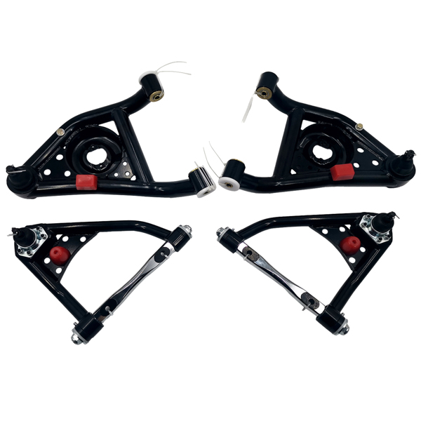Front Tubular Upper & Lower Control Arms Set for Chevy Camaro Nova Buick Apollo Pontiac Ventura Firebird Olds Omega 1967-1974
