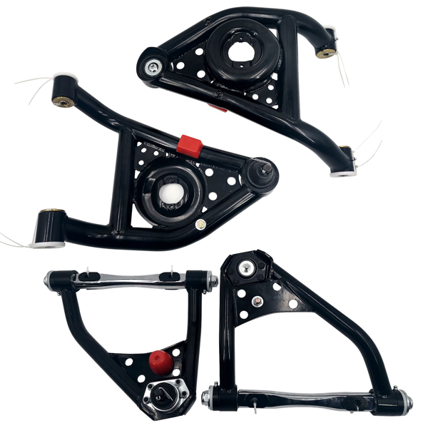 Front Tubular Upper & Lower Control Arms Set for Chevy Camaro Nova Buick Apollo Pontiac Ventura Firebird Olds Omega 1967-1974