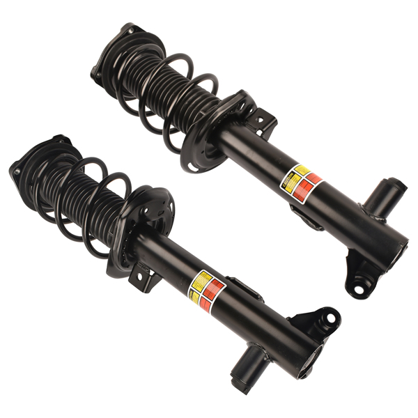 Pair Front Left + Right Shock Absorbers For Mercedes-Benz C180 C250 C300 C350 E350 E400 E500  E550 Base 2010-2016