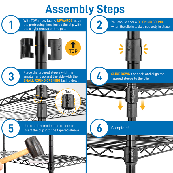 Changeable Assembly Floor Standing Carbon Steel Storage Rack Black