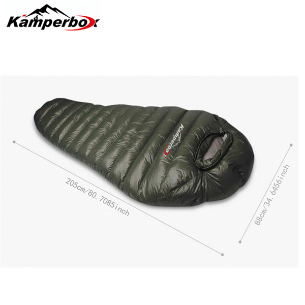 Kamperbox Outdoor Down Sleeping Bag Winter Warm And Waterproof Outdoor Sleeping Bag Camping Tourism Down Sleeping Bag