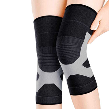 Knee Braces with Strap for Knee Pain Women and Men(2 Pack), Knee Compression Sleeve for Arthritis, ACL, Meniscus Tear, Joint Pain Relief, Knee Support for Working, Running, Weightlifting