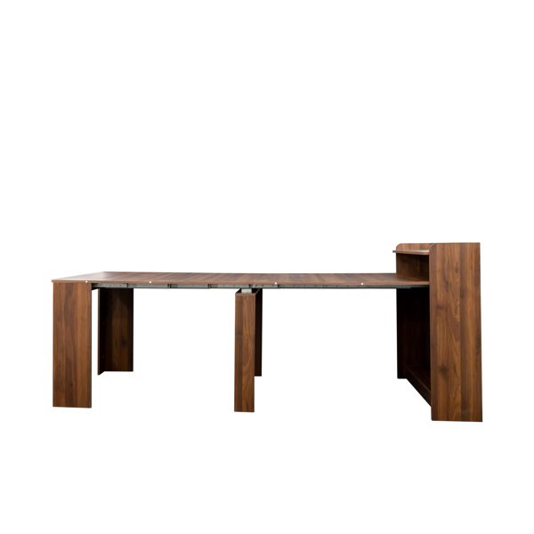 Modern Extendable Dining Table with Storage