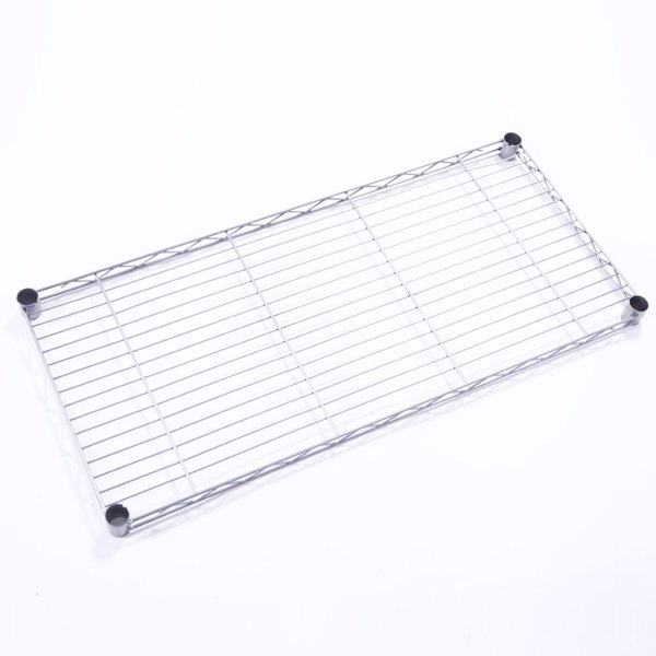 XM-304B Rectangle Carbon Steel Metal Assembly 5-Shelf Storage Rack Silver Gray