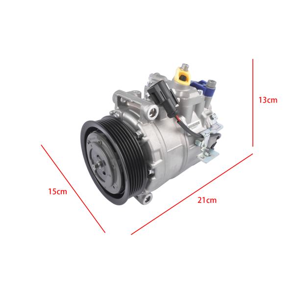 A/C Air Conditioner Compressor with Clutch for Land Rover Range Rover 2006-2009  LR015151