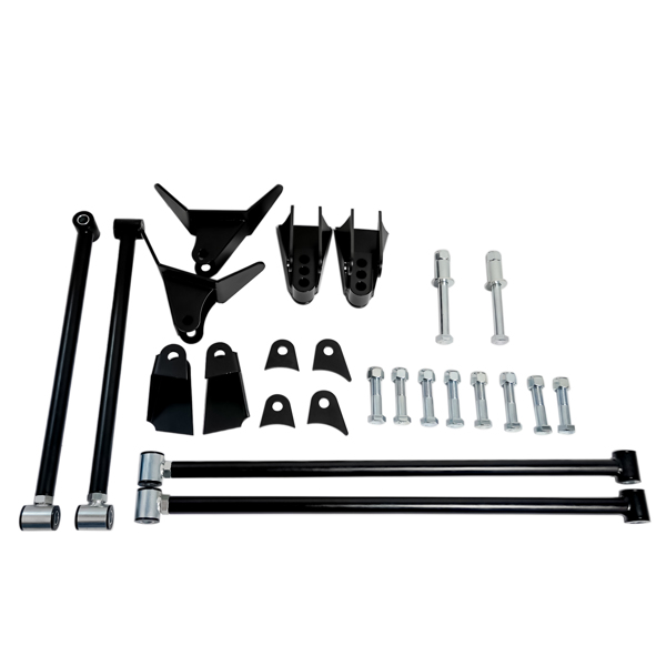 Rear Suspension Four 4 Link Kit For Chevy C10 Suburban GMC C1500 K1500 1980-1987