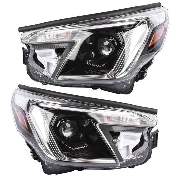 2PCS Headlight Headlamp Assembly LED W/O AFS Front Left Right 84001SJ370 84001SJ360 for 2022-2024 Subaru Forester NEW