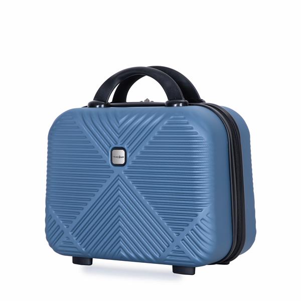 2Piece Luggage Sets ABS Lightweight Suitcase , Spinner Wheels,  (20/14) BLUE